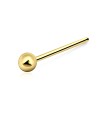 2mm Ball Shaped Straight Nose Stud NSKA-01